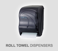 Roll towel dispensers