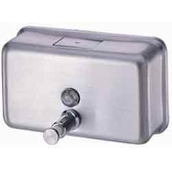Surface Mounted Horizontal Liquid Soap Dispenser - #S-102-H
