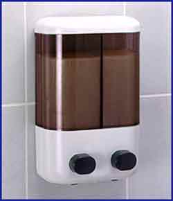 TowCompartment Soap Dispenser - #SD-172